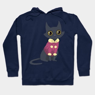 Cozy cat red Hoodie